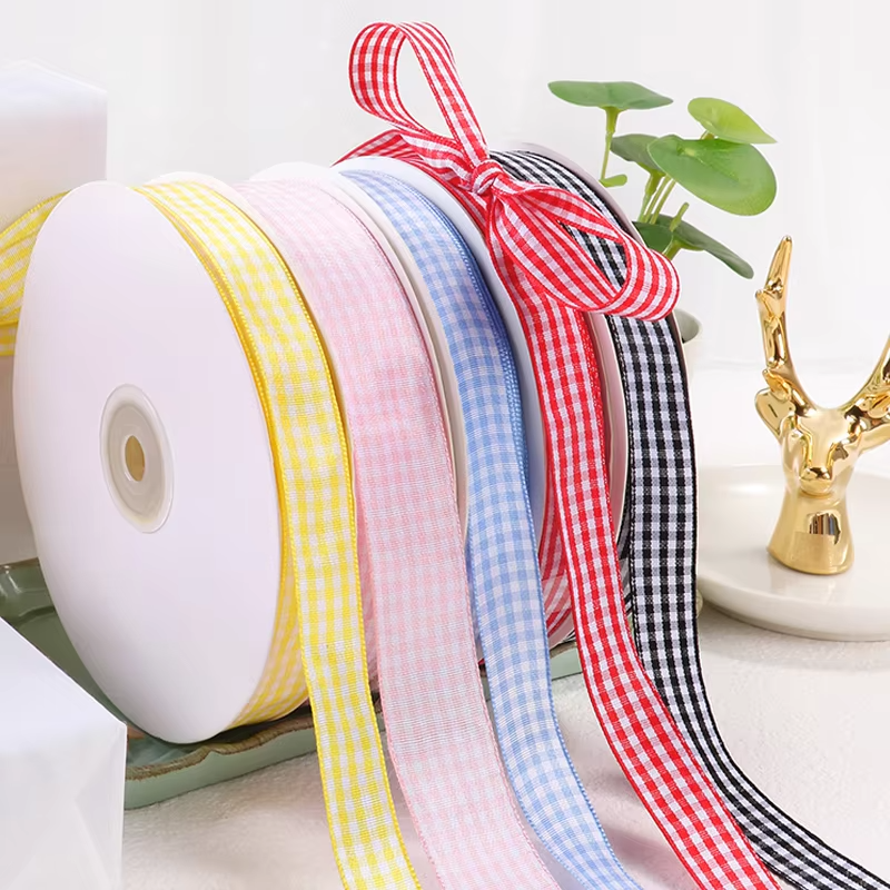 Wrapper Ribbon Style High Quality 100% Polyester Satin Silk Ribbons Single Double Face ...