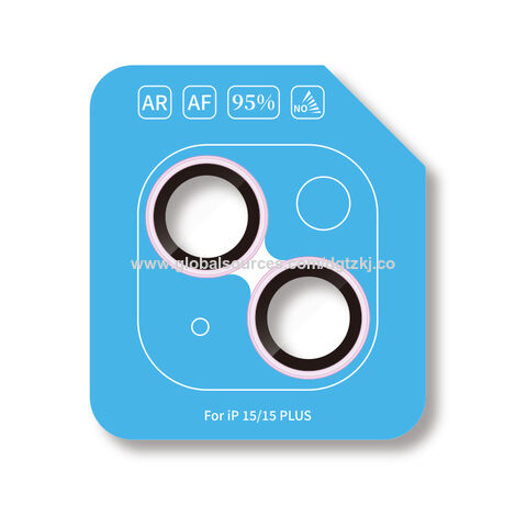 Película protectora de lente con localizador para imitación de Apple 15, película para lente de teléfono Apple 15.