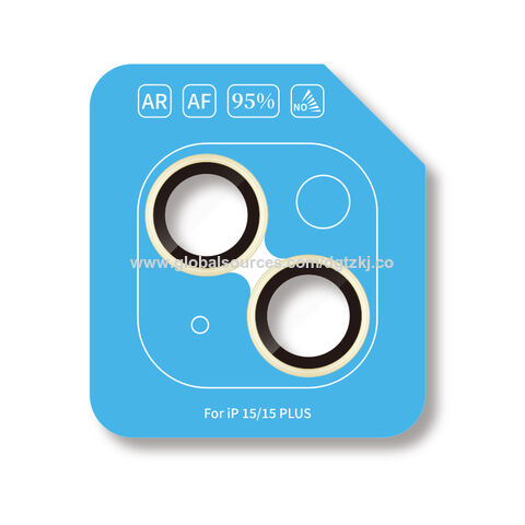 Película protectora de lente con localizador para imitación de Apple 15, película para lente de teléfono Apple 15.