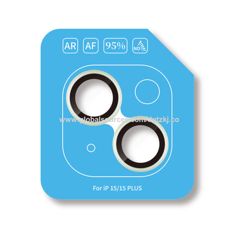 Película protectora de lente con localizador para imitación de Apple 15, película para lente de teléfono Apple 15.