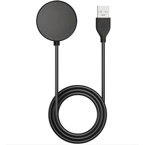 Chargeur rapide sans fil magnétique portable ABS noir en gros pour Samsung Galaxy Watch 5 40mm SM-R900 44mm SM-R910