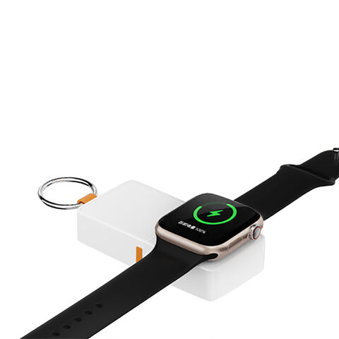 Nouveau design de chargeur sans fil multifonction magnétique blanc 1200 mAh pour montre intelligente et téléphone mobile