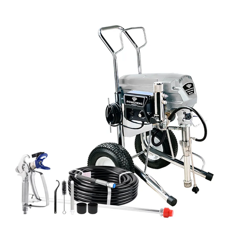 RONGPENG R650 Industrielles Airless-Farbspritzgerät 5LPM Power Spritzpistolen 220V Spritzmaschine