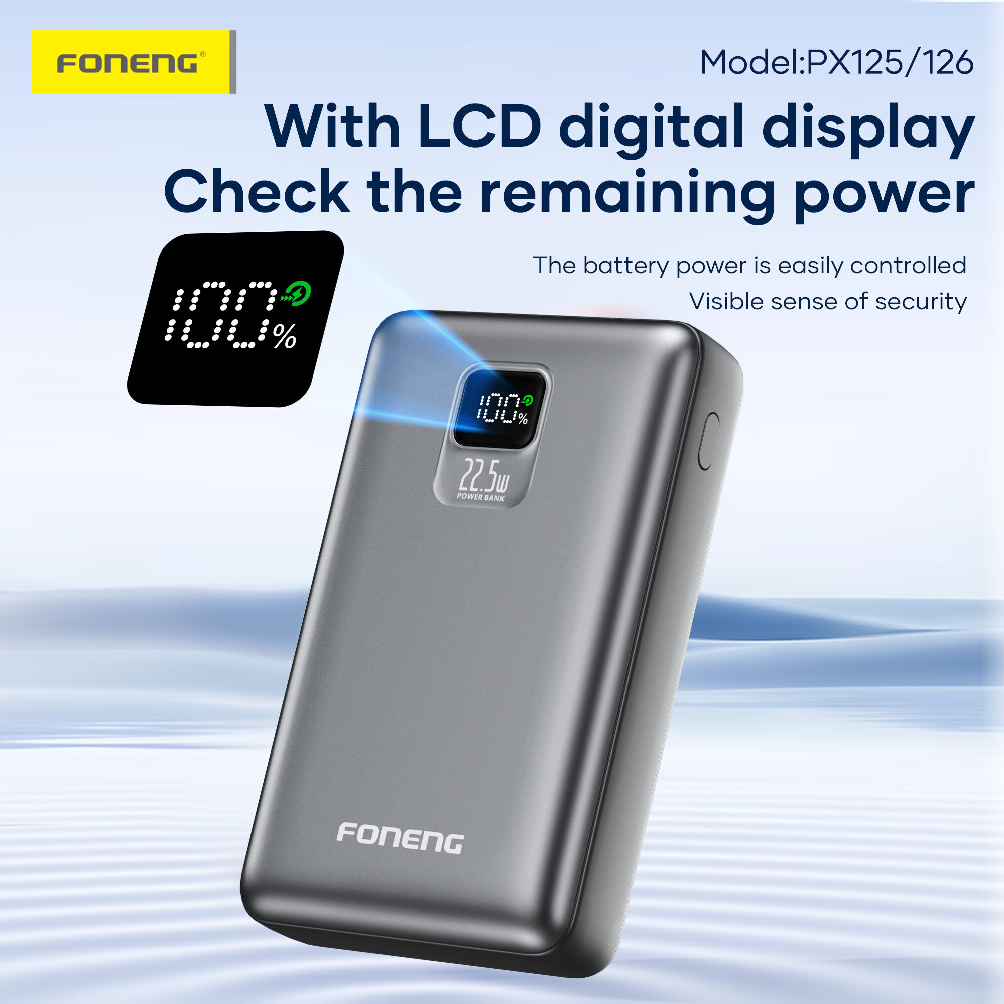 Foneng PX125 10000mAh 22.5W Powerbank description image 5