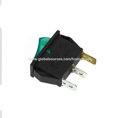3-pin 2-gear Green High Current Power Switch, Boat Switch