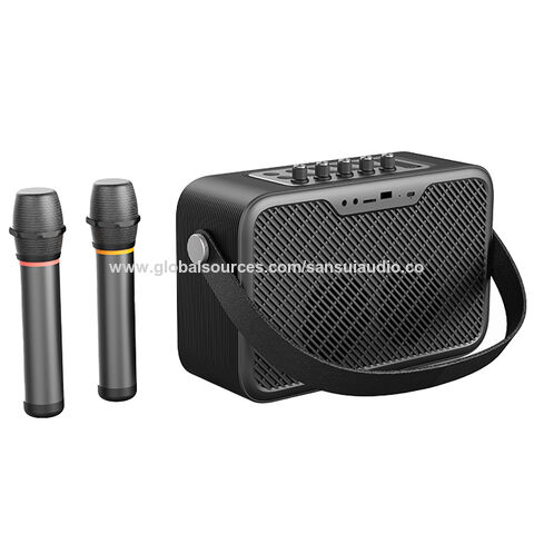OEM ODM Lecteurs Karaoké en Gros Bluetooth 5.2 avec Deux Micros sans Fil pour Soirées à Domicile