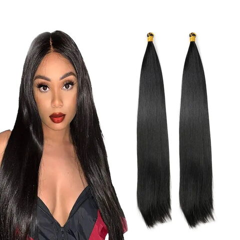 Vente chaude 24 pouces 150g Cheveux raides synthétiques haute température Fibre en vrac Cheveux Tresse africaine Mèches