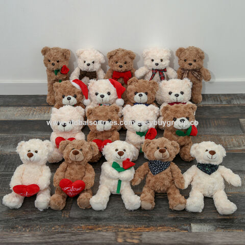 Hochzeits-Plüschtiere Teddybär Rosenblume Paar Hochzeits-Plüschtiere