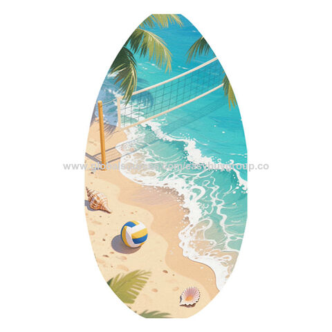 Skimboards Planche de skimboard pour sable peu profond, planche de glisse pour débutants adultes, planche de surf de plage en bois pour enfants