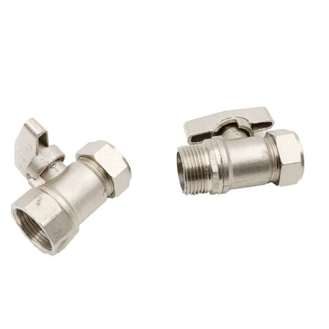 Válvula de Bola de Latón Manual HPb59-1 DN20 para Tubo de Plástico de Aluminio - Válvula de Bola de Latón