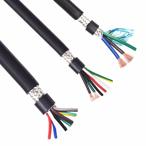كابل محمي STP 26 24 22 20 18AWG متعدد النواة سلك تحكم إشارة لكابل الصوت / مكبر الصوت / الميكروفون