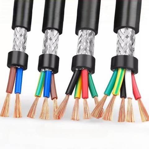 كابل محمي STP 26 24 22 20 18AWG متعدد النواة سلك تحكم إشارة لكابل الصوت / مكبر الصوت / الميكروفون