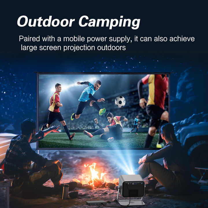 2200ansi Lumens 3d Portable Projectors Hd 4k 1080p Home Theater Android ...