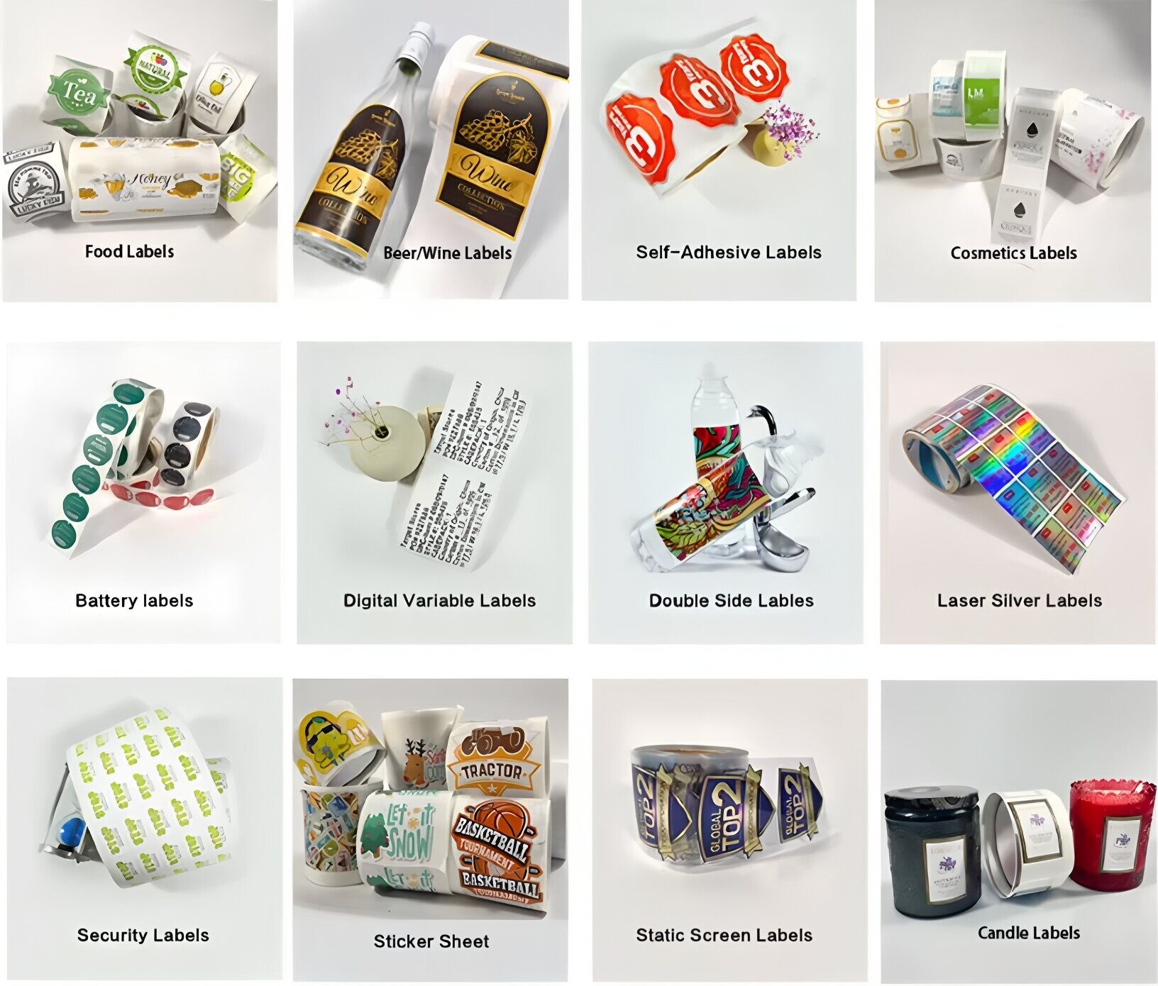 Private Label Adhesive Bottle Labels – Oem Service – Factory Direct