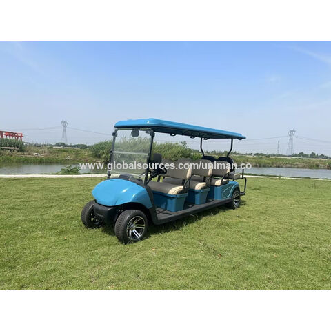 6 carro de golf no levantado de 2 plazas para el campo de golf