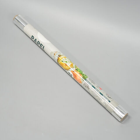 Rollo grande de papel de aluminio para hornear comercial grueso, impresión personalizada, grado alimenticio, cocina doméstica