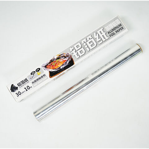 Rollo grande de papel de aluminio para hornear comercial grueso, impresión personalizada, grado alimenticio, cocina doméstica