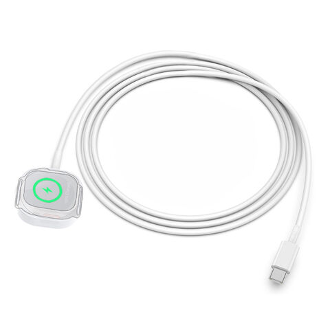 Chargeur sans Fil Rapide Blanc 2.5W pour Montre Apple - Chargeur Magnétique sans Fil Tendance