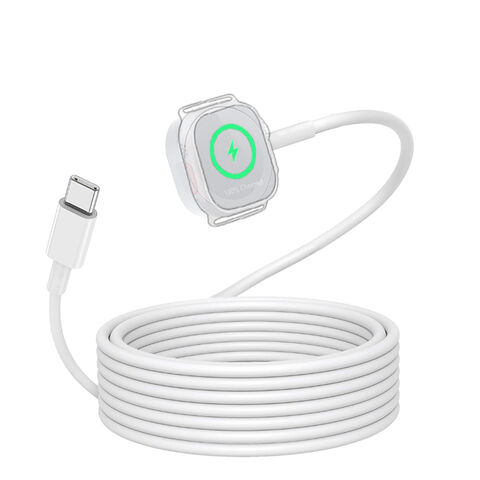 Chargeur sans Fil Rapide Blanc 2.5W pour Montre Apple - Chargeur Magnétique sans Fil Tendance