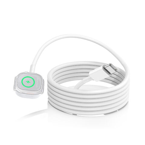 Chargeur sans Fil Rapide Blanc 2.5W pour Montre Apple - Chargeur Magnétique sans Fil Tendance