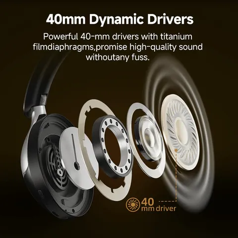 Casque Audiophile Sans Fil avec Certification Hi-Res, Bluetooth 5.3 et LDAC à Faible Latence pour une Expérience Sonore Immersive