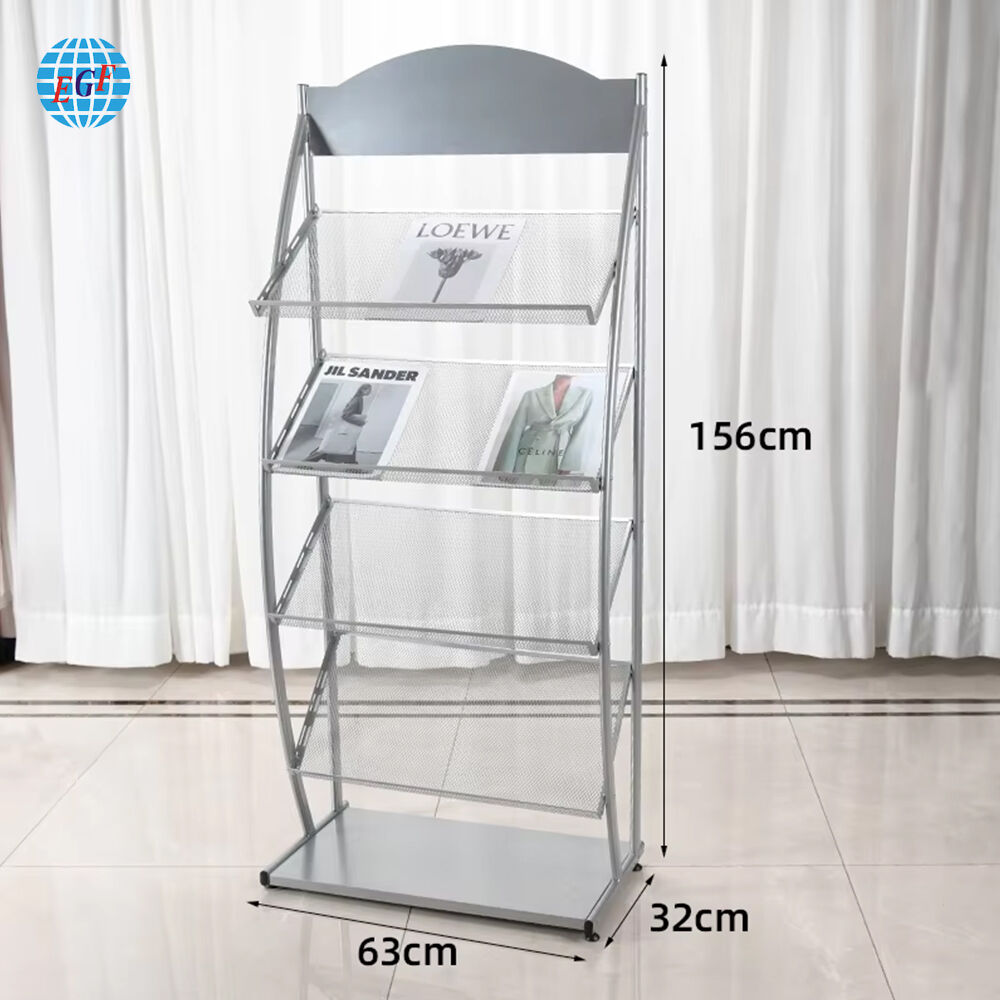 Modern Design Metal Document Rack For Office & School Floor-standing ...