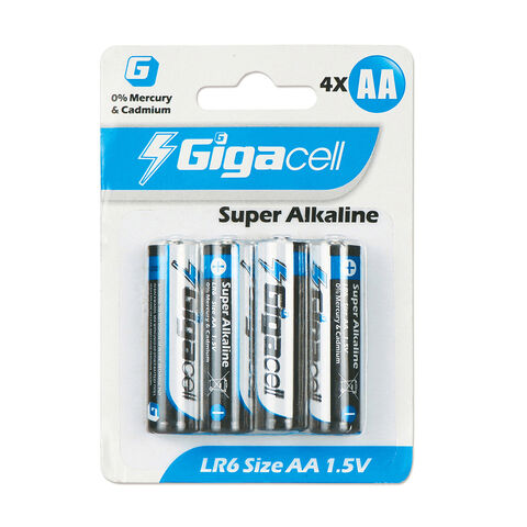Piles alcalines AAA 1,5 V pour télécommandes et jouets pour enfants