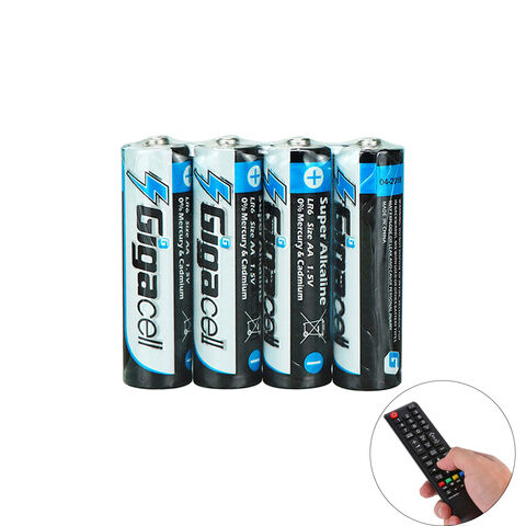 Piles alcalines AAA 1,5 V pour télécommandes et jouets pour enfants