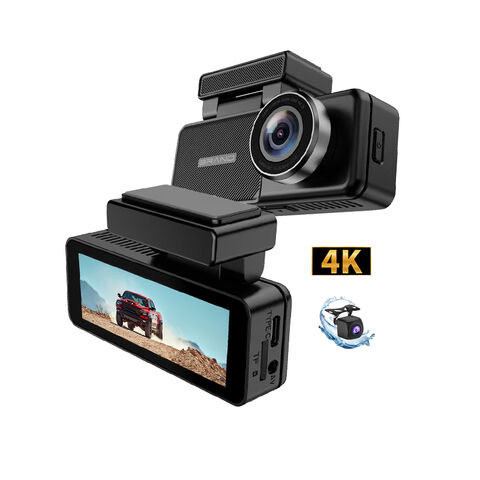 Cámara para Coche 4K 1080P con 2 Lentes, Caja Negra, GPS, WiFi, Monitor de Estacionamiento, Grabación en Bucle, DVR para Coche