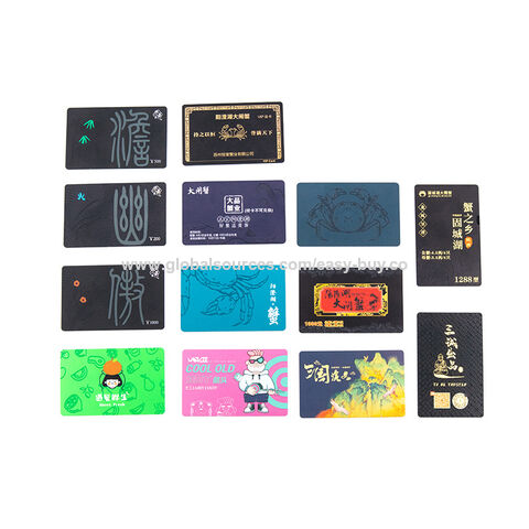 Cartes Magnétiques Personnalisées, Nouvelle Carte à Bande Magnétique en PVC, Carte de Membre pour Chaîne de Supermarchés en PVC