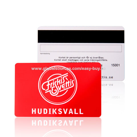 Cartes Magnétiques Personnalisées, Nouvelle Carte à Bande Magnétique en PVC, Carte de Membre pour Chaîne de Supermarchés en PVC