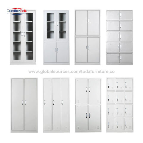 Fábrica personalizable de alta calidad barato espesado multi-puerta de acero oficina escuela gimnasio armarios