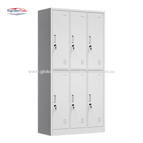 Fábrica personalizable de alta calidad barato espesado multi-puerta de acero oficina escuela gimnasio armarios