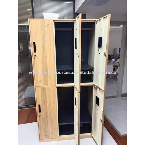 Fábrica personalizable de alta calidad barato espesado multi-puerta de acero oficina escuela gimnasio armarios