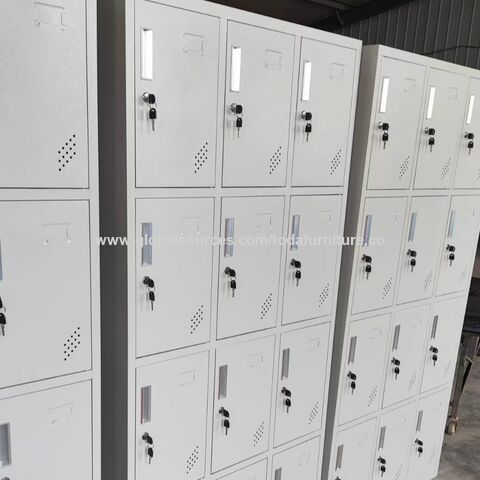 Fábrica personalizable de alta calidad barato espesado multi-puerta de acero oficina escuela gimnasio armarios