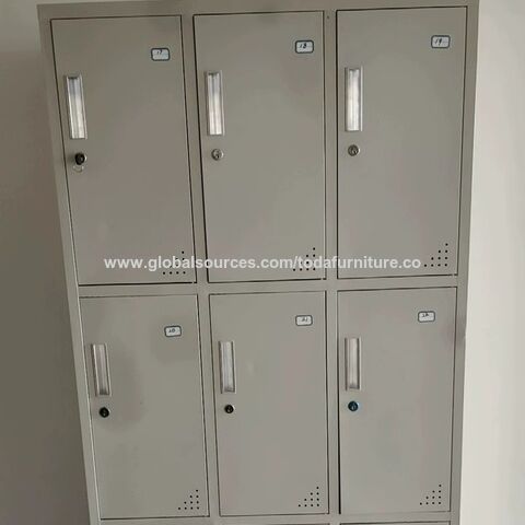 Fábrica personalizable de alta calidad barato espesado multi-puerta de acero oficina escuela gimnasio armarios