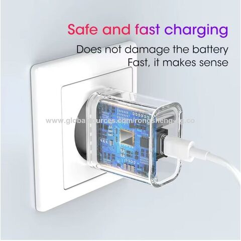 Pengisi daya cepat berkualitas tinggi untuk Apple PD Charger tipe-c adaptor daya Pengisi Daya Cepat pengisi daya dinding putih