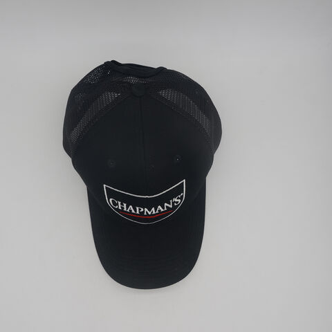 Casquettes de baseball avec alphabet brodé au design populaire, casquettes de camionneur en maille avec arrière ouvert