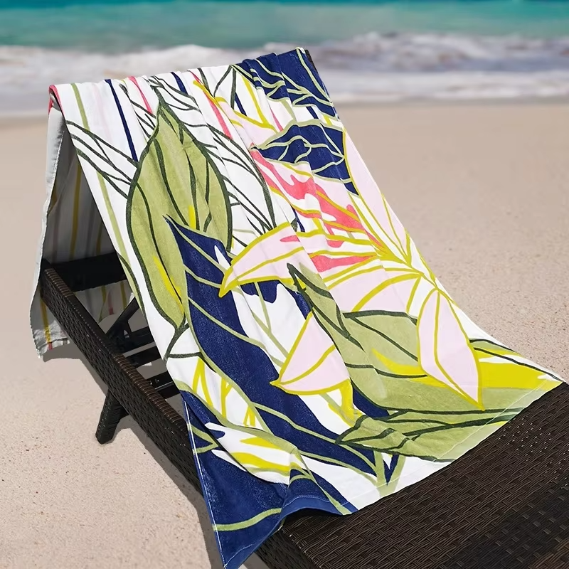 New Fashion Square Microfiber Beach Towel Custom Design Quick Dry Sand ...