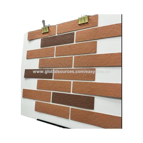 Wall panels Small red brick 3D three-dimensional wall sticker self-adhesive wall panel wallpaper wall fence cultural brick exterio