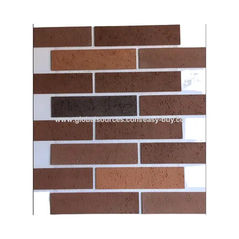 Wall panels Small red brick 3D three-dimensional wall sticker self-adhesive wall panel wallpaper wall fence cultural brick exterio