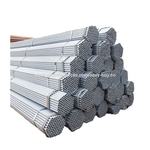 Tubos de aço galvanizado, haste de tenda redonda galvanizada por imersão a quente