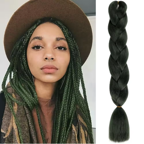 Prix de gros usine 24 pouces Jumbo Hair Braid Ombre Couleur 100G Tresses synthétiques Cheveux pour femmes Tressage de cheveux