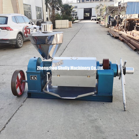 Máquina industrial de la prensa de aceite de girasol