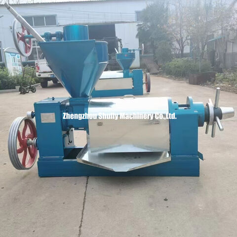 Máquina industrial de la prensa de aceite de girasol