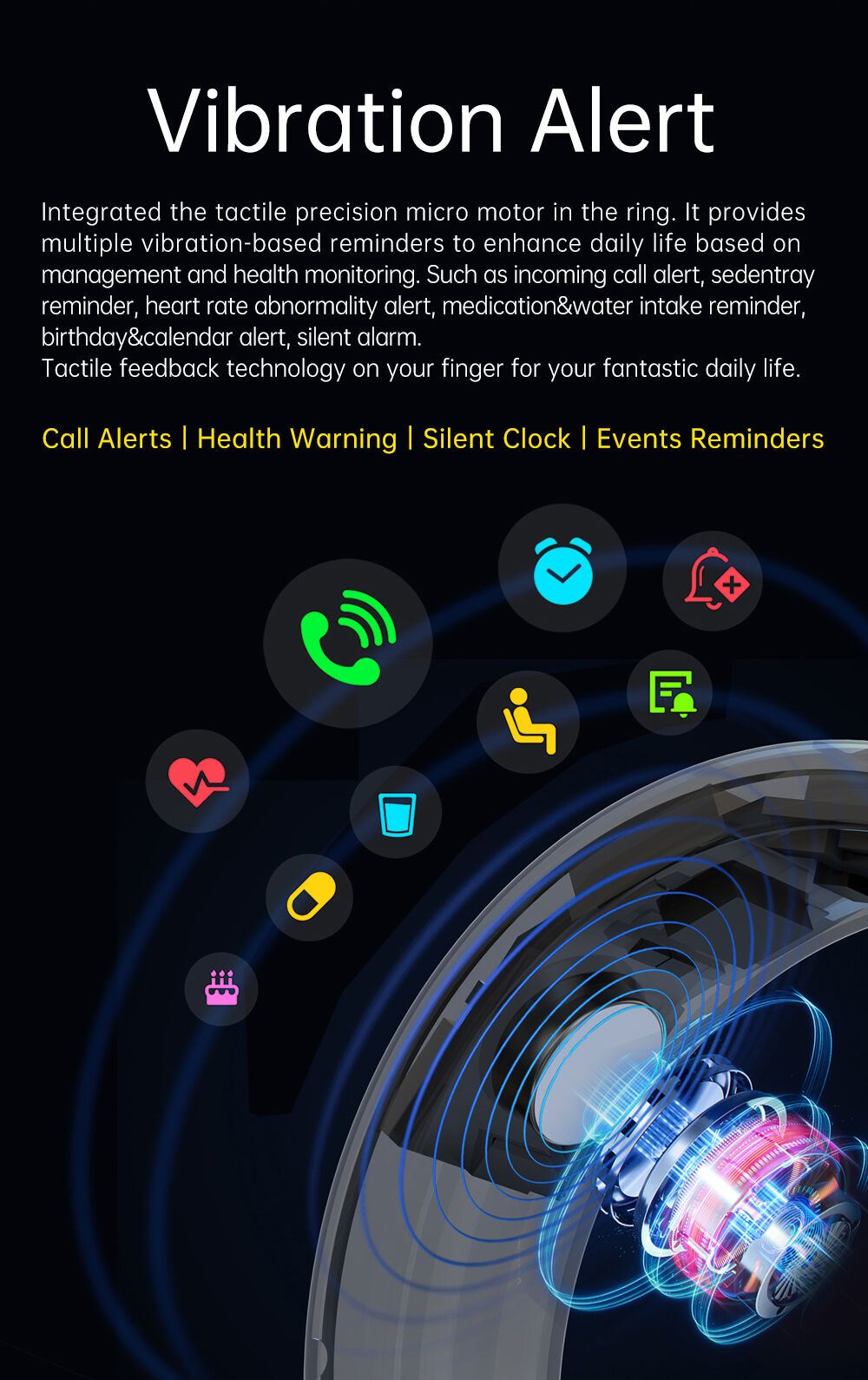 Buy China Wholesale Heart Rate & Spo2 Smart Ring With Sleep Pattern ...