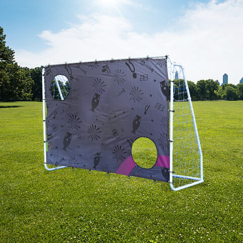 Red de reboteadores de fútbol, entrenamiento de fútbol de ángulo de interruptor rápido para control, práctica de paso, fácil configuración Rebounder regalos SIDA