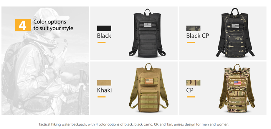 Buy China Wholesale Molle Hydration Backpack With Quick Release Valve ...