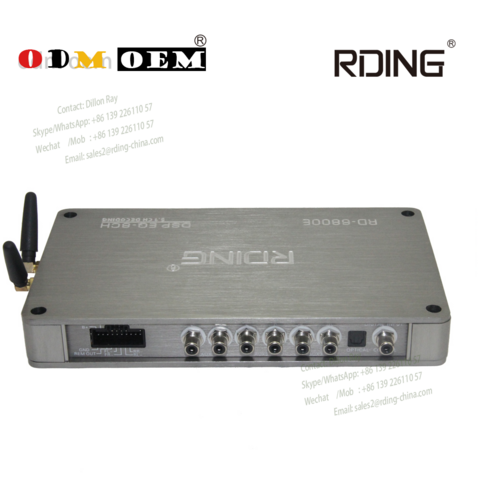 Amplificateur de puissance multifonctionnel de niveau ingénierie RDING avec décodage DSP 8 canaux