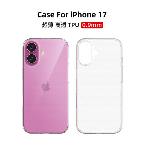 Coque personnalisée pour iPhone 17 Air 17 Pro Max, TPU transparent, Étui de téléphone souple